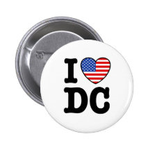 I Love DC Button