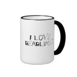I love deadlines - urban, edgy office work mug