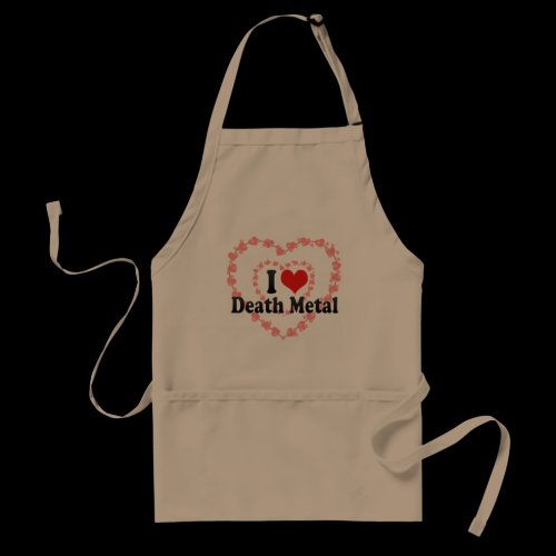 I Love Death Metal Apron