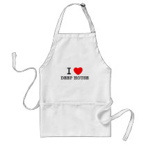 I Love Deep House Aprons