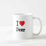 I love Deer heart custom personalized Coffee Mug