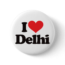 I Love Delhi buttons