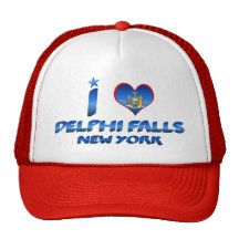 I love Delphi Falls, New York Hat