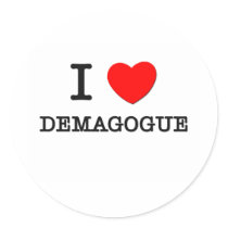 I Love Demagogue Sticker