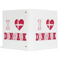 I Love Denmark Binder