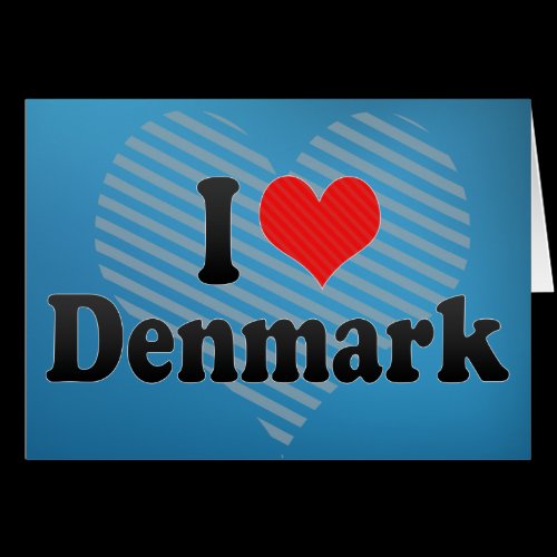 I Love Denmark Cards