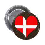 I Love Denmark Pins