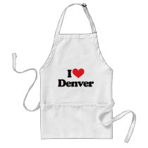 I Love Denver aprons by visualnewbie I Love Denver aprons