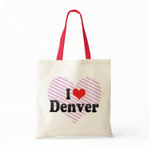 I Love Denver Tote Bags