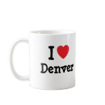 I love Denver heart custom personalized mugs