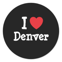 I love Denver heart custom personalized stickers by funnycustomtshirts I love Denver heart custom personalized stickers