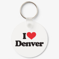 I Love Denver keychains