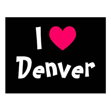 I Love Denver Postcard