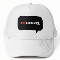 I LOVE DENZEL TRUCKER HAT