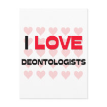 I LOVE DEONTOLOGISTS postcards by professions I LOVE DEONTOLOGISTS postcards