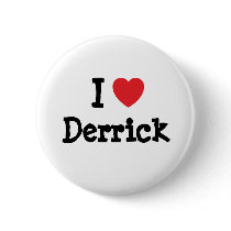 I love Derrick heart custom personalized buttons by funnycustomtshirts I love Derrick heart custom personalized buttons