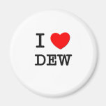 I Love Dew Fridge Magnet