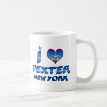 I love Dexter, New York mugs