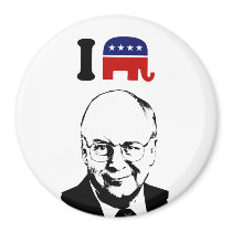 I Love Dick Cheney magnets