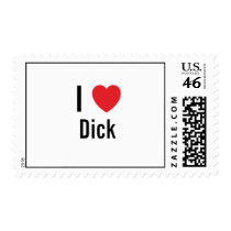 I love Dick postage by funnycustomtshirts I love Dick postage