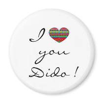 I Love Dido Ukrainian Folk Art magnets