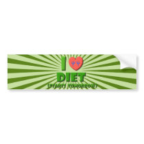 I Love Diet Bumper Stickers