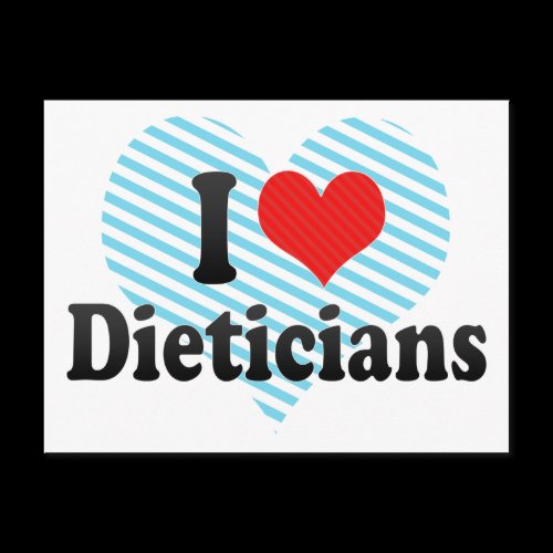 I Love Dieticians Postcards