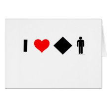 I love difficult men greeting cards