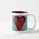 I LOVE, DIGITAL ART MUG