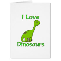 I Love Dinosaurs cards by AllPetsStore I Love Dinosaurs cards