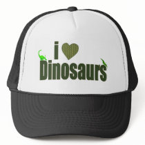 I Love Dinosaurs Mesh Hat