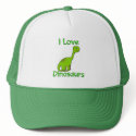 I Love Dinosaurs hat