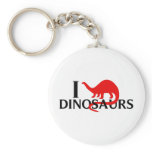 I Love Dinosaurs Key Chains