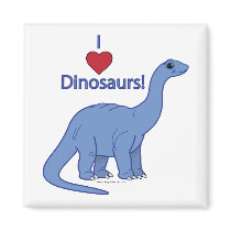I Love Dinosaurs! Magnets