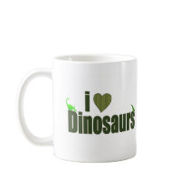 I Love Dinosaurs Coffee Mug