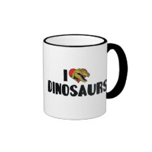 I Love Dinosaurs Mugs