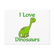 I Love Dinosaurs Post Cards