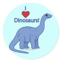 I Love Dinosaurs! Stickers