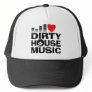 I Love Dirty House Music Hats