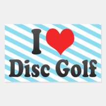 I love Disc Golf Sticker