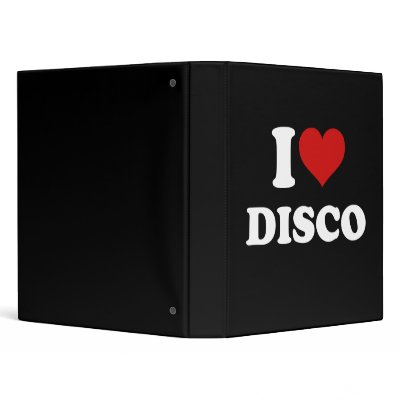 I Love Disco Binders