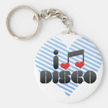 I Love Disco Keychain