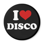I Love Disco Refrigerator Magnets