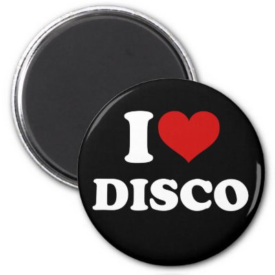 I Love Disco magnets