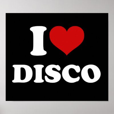 I Love Disco Print