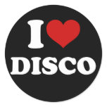I Love Disco Stickers