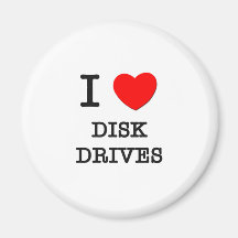 I Love Disk Drives Magnet