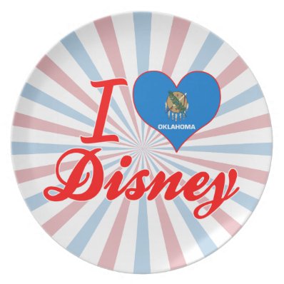 I Love Disney, Oklahoma Plates