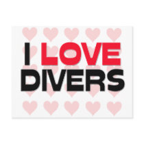 I LOVE DIVERS postcards by professions I LOVE DIVERS postcards