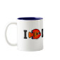 I Love Diving Two-Tone Mug